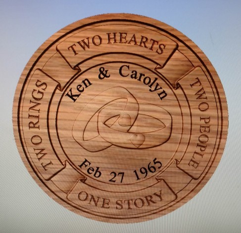 Custom anniversary plaque's